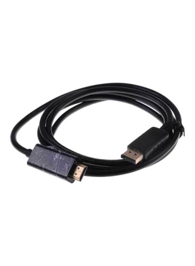 Buy Displayport To HDMI Cable Black in Saudi Arabia