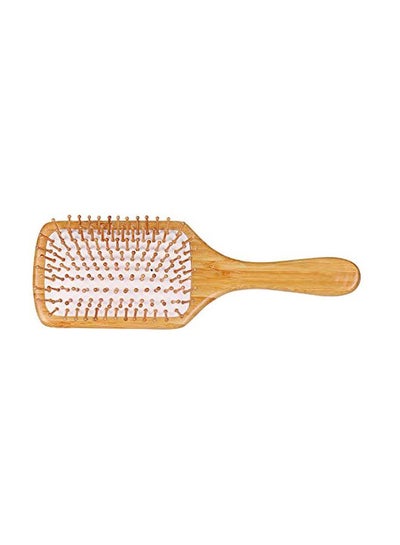 Buy Wooden Hair Brush Beige/White in Egypt