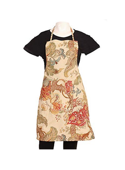 Buy Cotton Kitchen Apron With Front Pocket Multicolour 73 x 54cm in Egypt