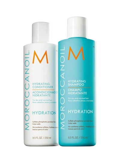 Buy 2-Piece  Hydrating Shampoo And Conditioner 250ml in UAE