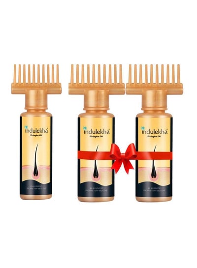 Buy Pack Of 3 Bhringa Hair Oil 100ml in UAE