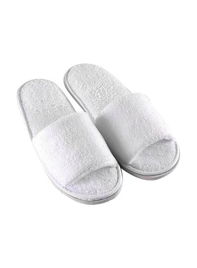 Buy Pack Of 5 Bath Slippers White in UAE