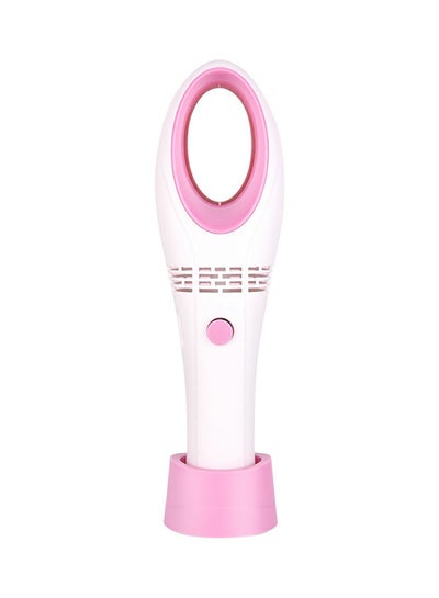 Buy Mini USB Bladeless Desktop Fan FS021 Pink/White in UAE