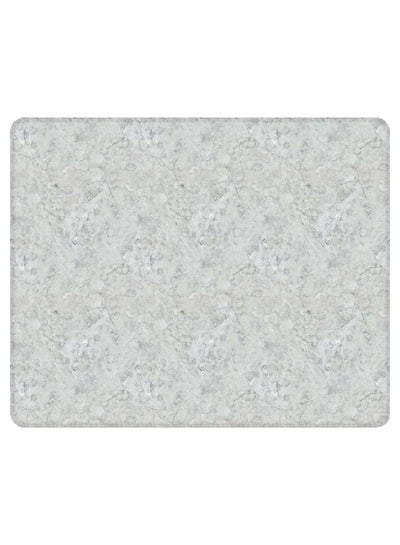 Buy Marble Texture Black Non-Slip Gaming Mousepad Grey/White in Egypt