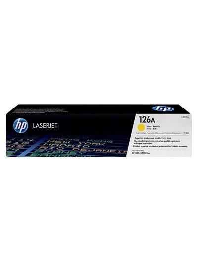 Buy 126A LaserJet Printer Toner Cartridge Yellow in UAE