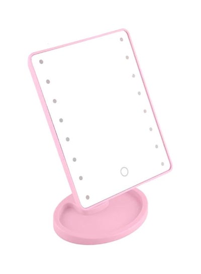 Buy Makeup LED Light Mirror Pink/Clear in Egypt