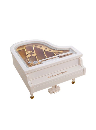 Buy Cute Mini Piano Shape Music Box Multicolour in UAE