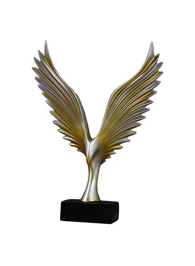 Buy Creative Wings Figurines Resin Ornaments Multicolour in UAE