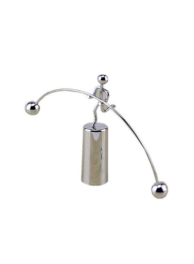 Buy Creative Decoration Mini Steel Balance Toy Silver in UAE