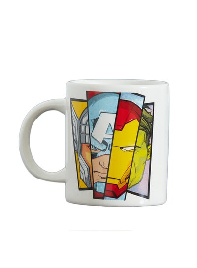 Buy Ceramic Avengers Printed Coffee Mug Multicolour 9.5cm in UAE