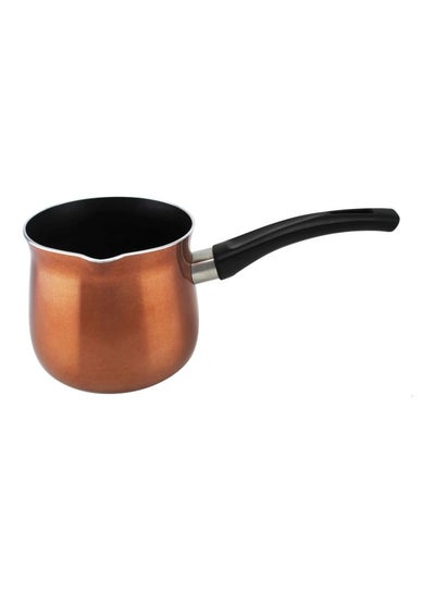 Buy Non-Stick Coffee Warmer Copper/Black 10cm in UAE