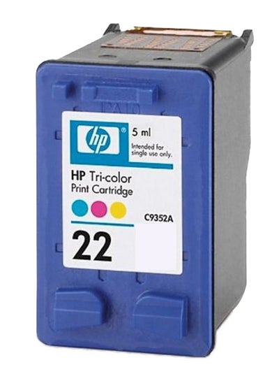 Buy 22 Tri-Colour Ink Cartridge Multicolour in Saudi Arabia