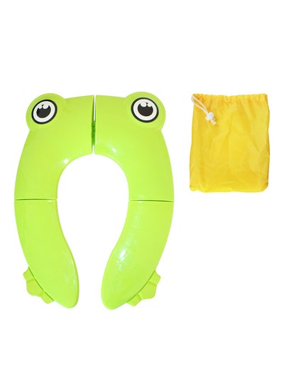 Buy Cartoon Frog Foldable Toilet Potty Training Seat in UAE