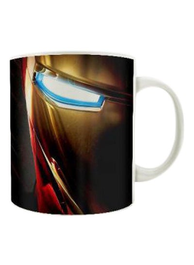 Buy Iron Man Printed Ceramic Mug Black/Red/Gold One Size in Egypt