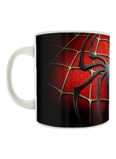 Buy Spider Man Printed Mug Red/Black/White in Egypt