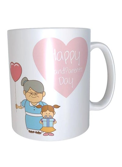 Buy Printed Coffee Mug White/Pink in Egypt