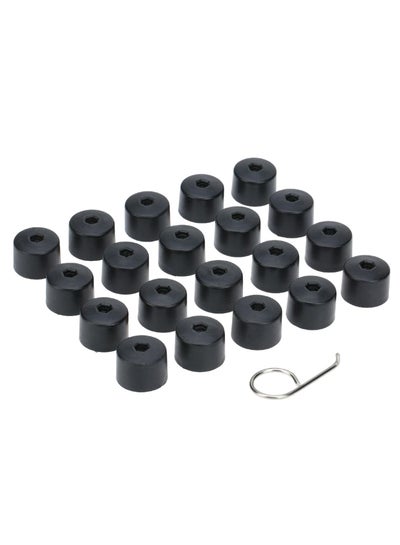 Buy 20-Piece Car Wheel Nut Bolt Cap Set in Saudi Arabia