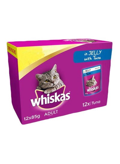 Buy Pack Of 12 Tuna In Jelly Wet Food Red 1.02kg in Saudi Arabia