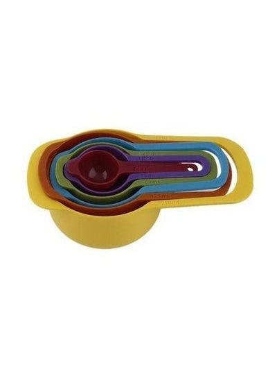 Buy 6-Piece Measuring Spoon Set Multicolor in Egypt
