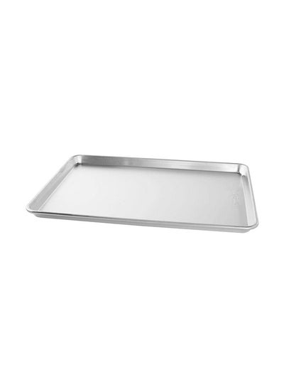 Buy Light Aluminium Baking Tray Silver 33centimeter in UAE