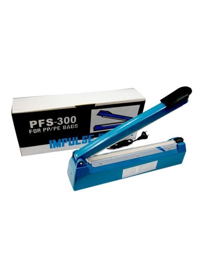 Buy Plastic Bag Impulse Sealer 20W PFS-300 Blue/Black in UAE