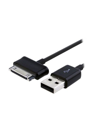 Buy Data And Charging Cable For Samsung Galaxy Tab 10.1 Black in Saudi Arabia