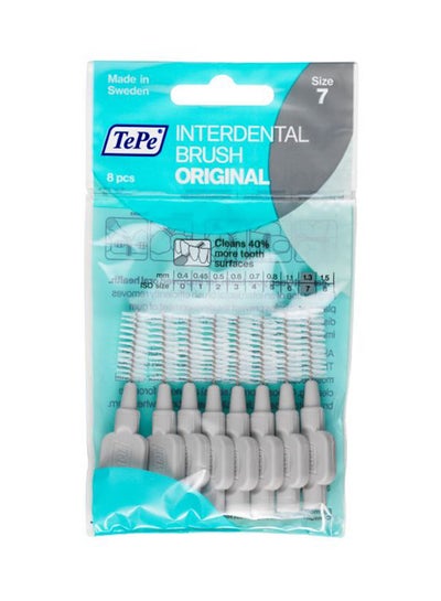 اشتري 8-Piece Original Interdental Brush رمادي 1.3 ملليمتر في الامارات