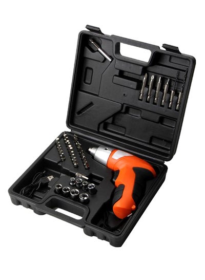 Buy 45-Piece Multipurpose Drill Kit Black/Silver/Orange 22.5 x 6 x 20cm in Saudi Arabia
