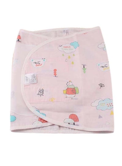 Buy Thin Soft Breathable Swaddle cotton Pink 35x80cm in UAE