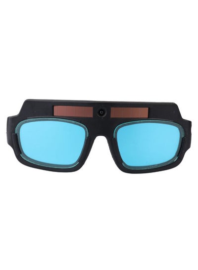 Buy Professional Anti Uv Welding Safety Goggle Blue/Black in UAE