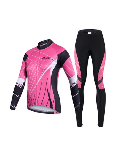 Buy Long Sleeve Cycling Jersey Multicolour in Saudi Arabia