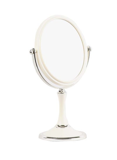 Buy Double Sided Mirror White/Silver 17x13centimeter in Saudi Arabia