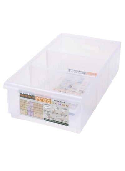 Buy Shelving Separator Drawer Organizer Clear in UAE