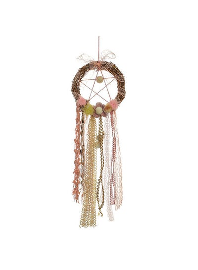 Buy Wall Hanging Feather Dream Catcher Multicolour in UAE