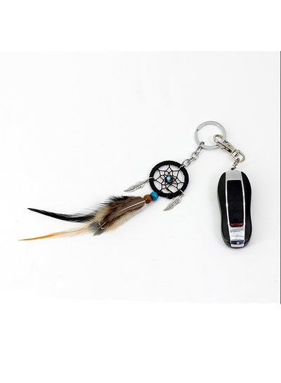 اشتري Mini Feather Dream Catcher أسود في الامارات