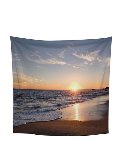 اشتري Sunset At The Beach Tapestry متعدد الألوان في الامارات