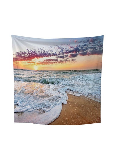 Buy Beautiful Colored Waves Large Wall Hanging Tapestry Multicolour in UAE