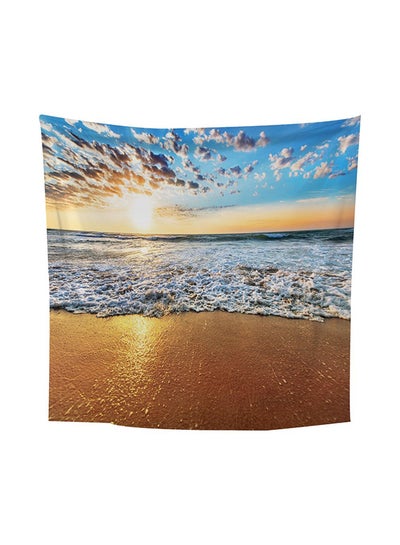 Buy Beautiful Sea Tide Large Wall Hanging Tapestry Multicolour in UAE