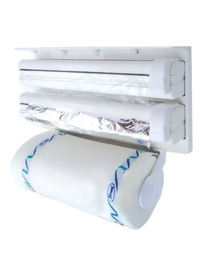 Buy Foil And Tissue Holder White in Saudi Arabia