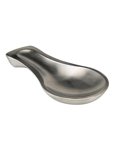 Buy Forma Spoon Rest Silver 8.3 x 4.3 x 1inch in UAE