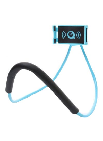 Buy 360-Degree Lazy Neck Mobile Phone Holder Blue/Black in UAE