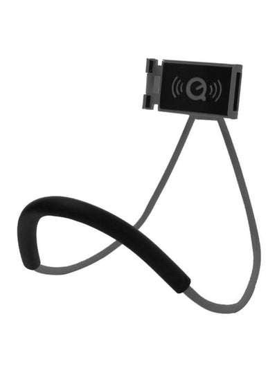 Buy 360-Degree Lazy Neck Mobile Phone Holder Grey/Black in UAE