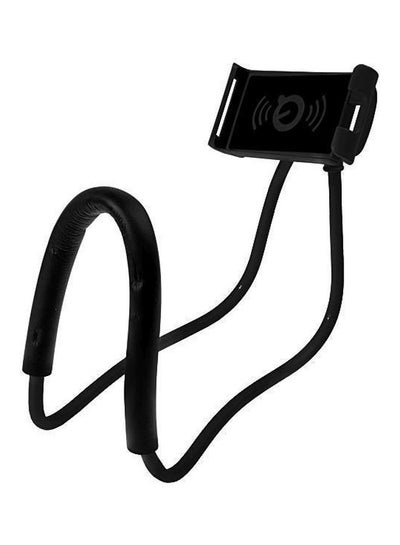 Buy 360-Degree Lazy Neck Mobile Phone Holder Black in UAE