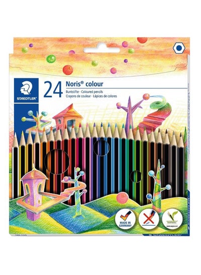 Buy 24-Piece Noris Colour Pencil Set Multicolour in UAE