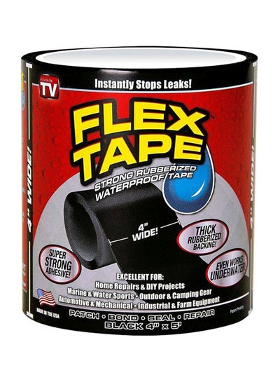 Buy Strong Thing Rubberized Waterproof Tape Black 5feet in UAE