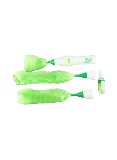 Buy Multifunctional Electric Feather Duster Green/White in Saudi Arabia