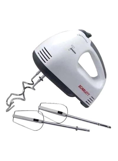 Buy 5-Piece Hand Mixer Set 180W 56525 White in UAE