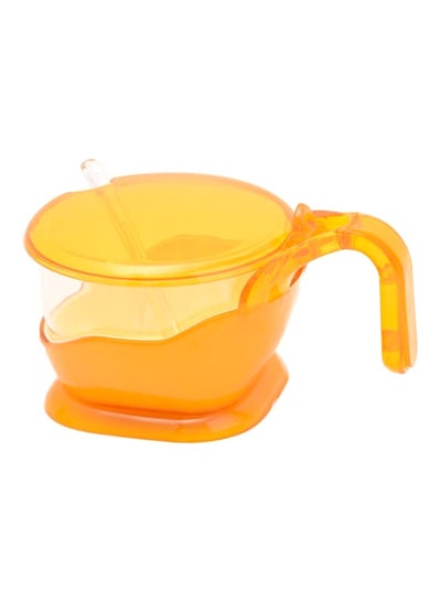 Buy Sugar Bowl With Spoon Orange 400cm in Saudi Arabia