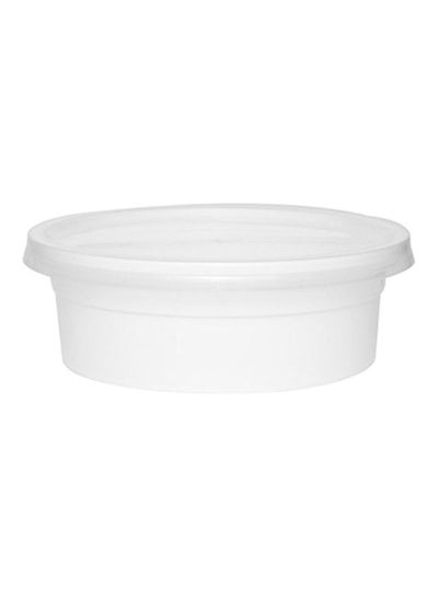 Buy 50-Piece Bowls Set White 250ml in Saudi Arabia