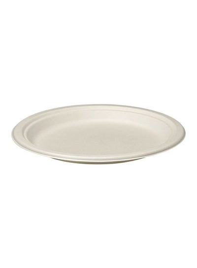 Buy 50-Piece Round Tray White 26cm in Saudi Arabia